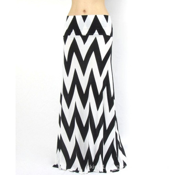 OEM Lates High Quality Print Sexy Cotton Women Long Skirt